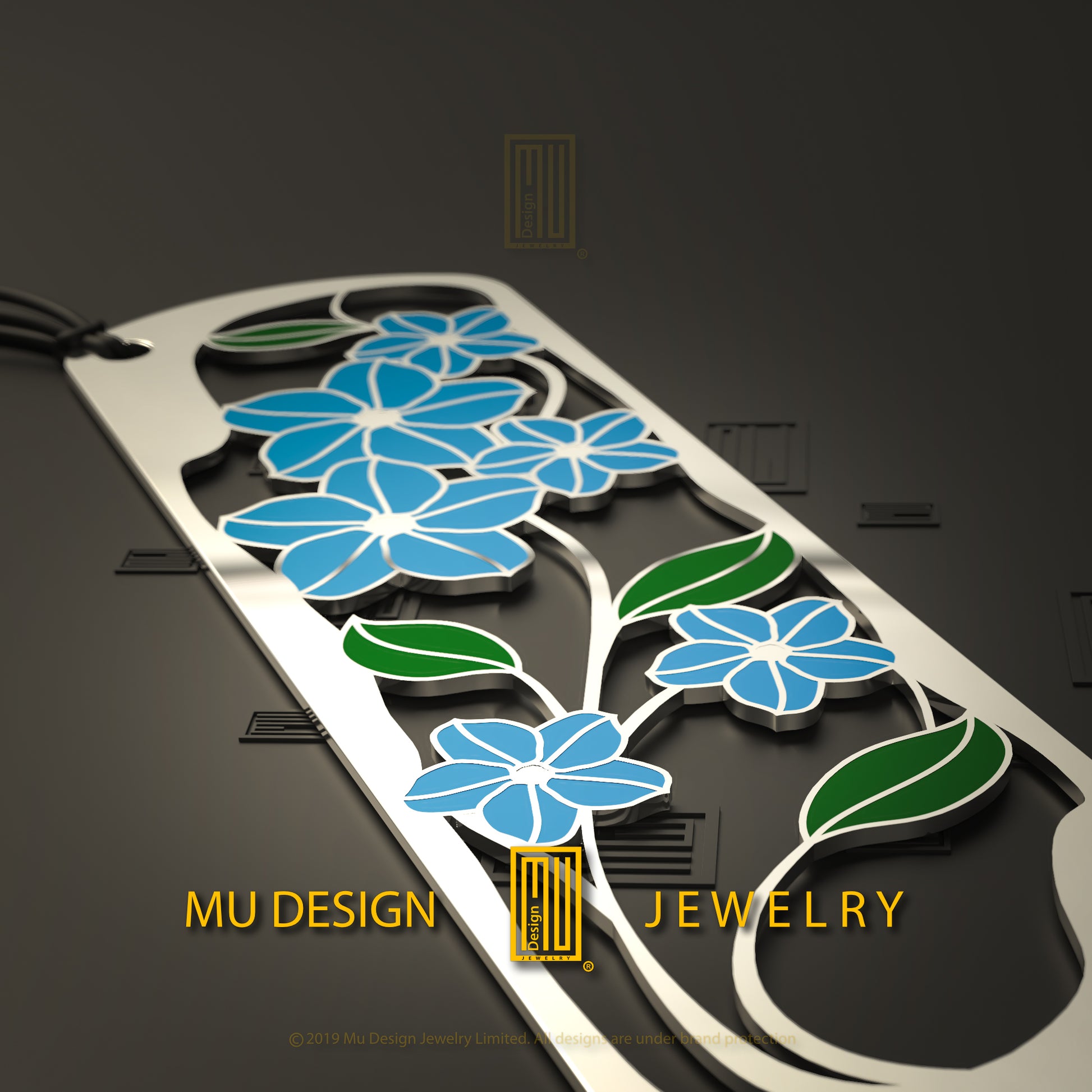 a metal object with flowers on it