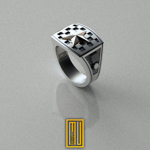 Tile Ring With Golden Star