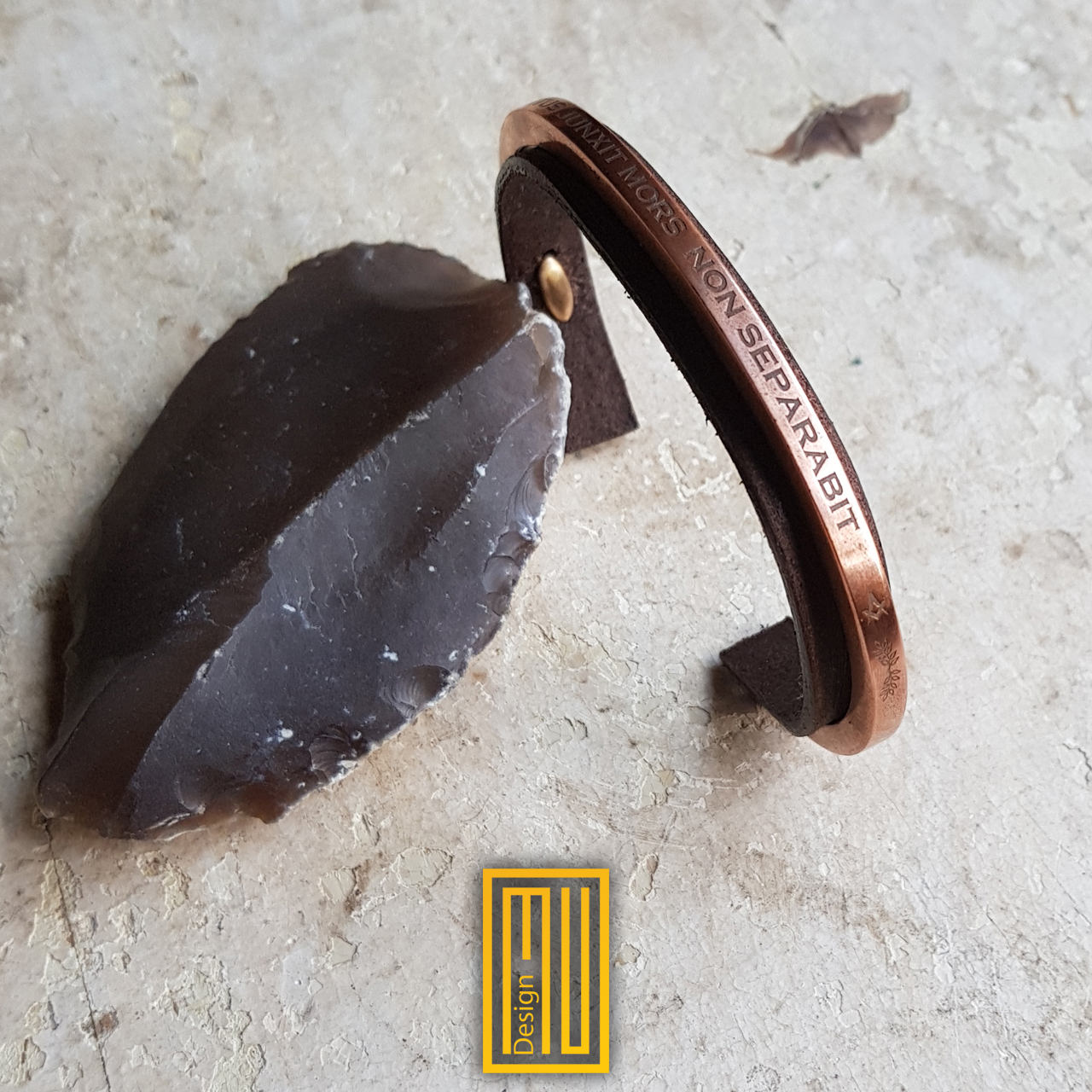 Masonic Copper Bracelet