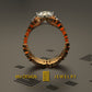 Custom Design Masonic Female Ring