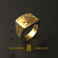 Custom design ring S&C with skull