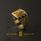 Custom design ring S&C with skull