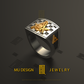 Custom design ring S&C with skull
