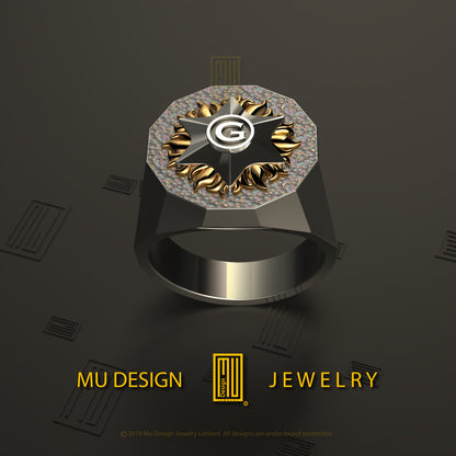 Flaming Star Ring