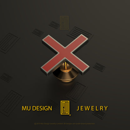 St Andrew's Cross Lapel Pin