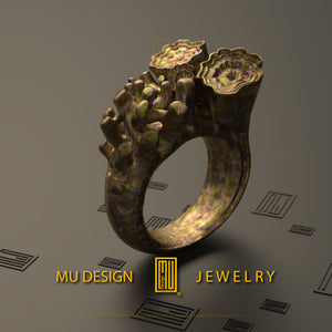 Reef Coral Ring