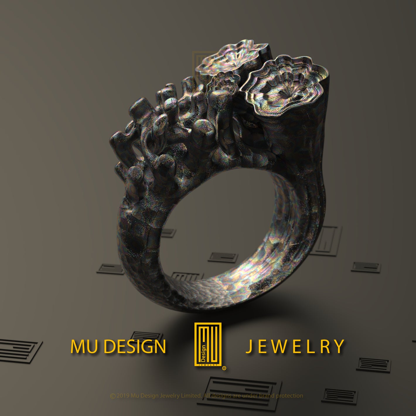 Reef Coral Ring