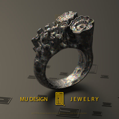 Reef Coral Ring