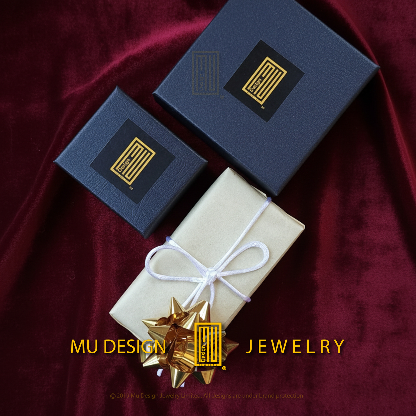 Gift Box with Ribbon Wrapping
