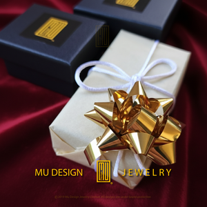 Gift Box with Ribbon Wrapping