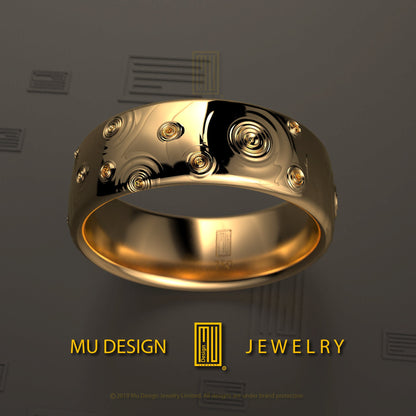 Ring with Rain Drops