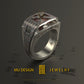 Custom design Knights of Templar ring