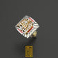 Scottish Rite 32nd Degree Lapel Pin With Diamond - Handmade Jewelry, Masonic Design, Esoteric Gift