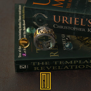 Masonic Ring S&C With "G" - Handmade Men's Jewelry