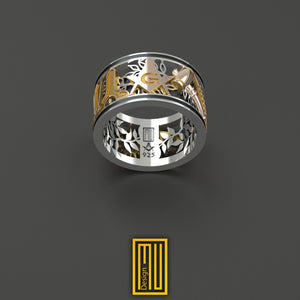 Ring With Square and Compasses