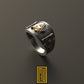 Band Style Ring With Skull On S&C