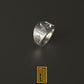 Band Style Ring With Skull On S&C