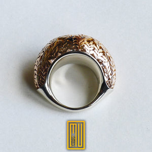 Ring with Acacia Dome