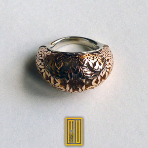 Ring with Acacia Dome