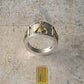 Band Style Ohio State Sign Masonic Ring 925K Sterling Silver - Handmade Men's Jewelry, Freemason Ring, Esoteric & Mystic Gift