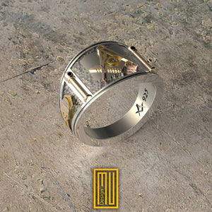 Ohio State Sign Masonic Ring