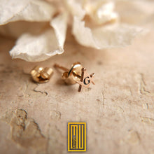 Masonic Earring 14k-18k Gold or 925k Sterling Silver Single and Set - Handmade Jewelry, Masonic Design and Aesthetic Gift