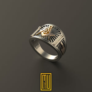 Ring with Silver and Gold Tools