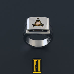 Past Master Ring with Golden Sun