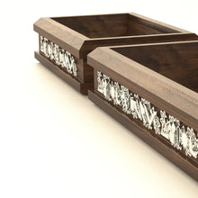 Masonic Desktop Accessories Iroko Wood and 925K Sterling Silver - Custom Design, Handmade Accessories