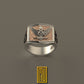 Ring for Scottish Rite 32nd Degree with Golden Eagle and Alchimist Symbols