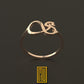 Custom Letter Ring with 14k Gold