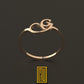 Custom Letter Ring with 14k Gold