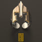 Spartan Helmet, The Main Body Hammered, 925k Sterling Silver and 14k Rose Gold - Freemason Handmade Ring