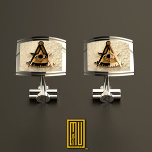 Golden Cufflinks for Past Master
