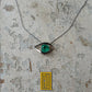 Golden Masonic Necklace All Seeing Eye with Emerald