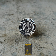 Masonic Lapel Pin, Fathers Day Gift, Fathers Day Jewelry - Handmade Jewelry, Masonic Design, Custom Gift