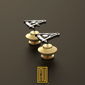 Past Master Lapel Pin Gold or Solid Silver