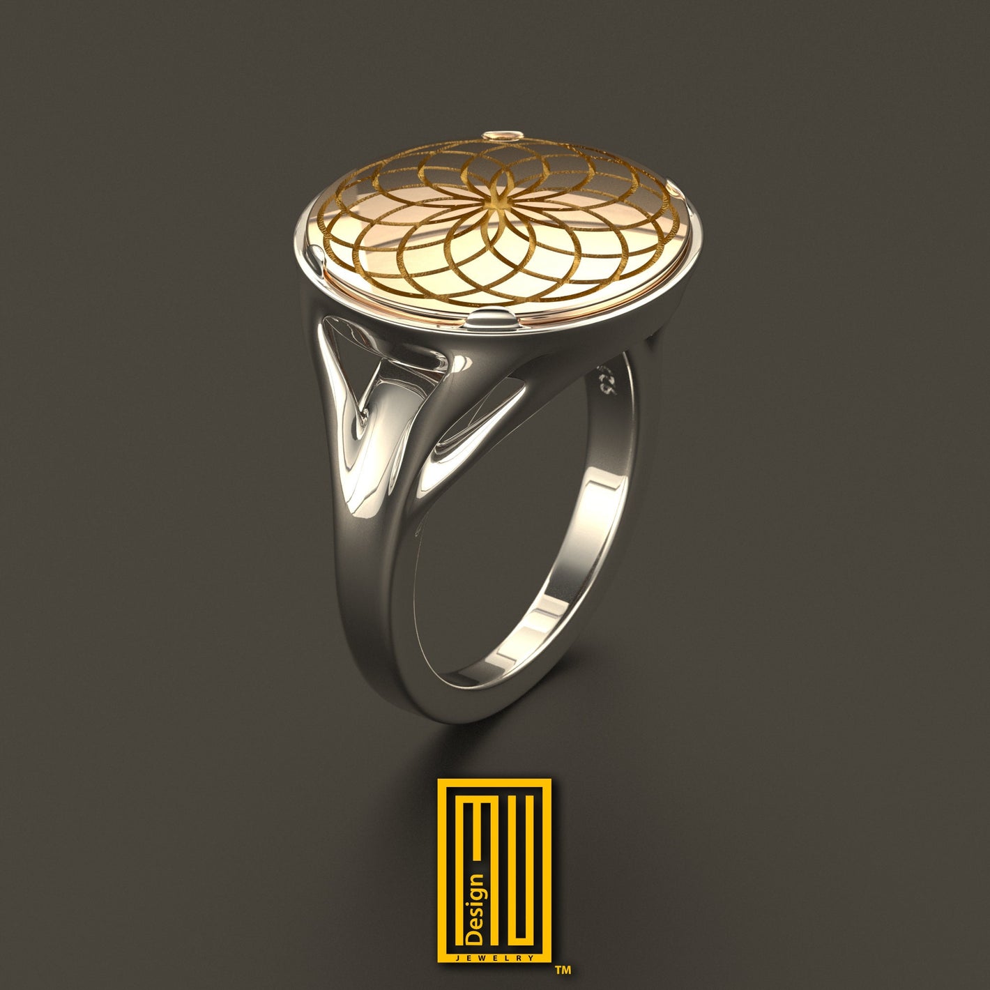 Flower of Life Ring