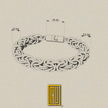 King Style Charm Bracelet 925K Sterling Silver with Charm - Masonic Jewelry, Handmade Bracelet