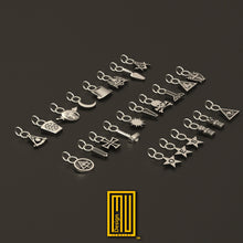 Charms For the King Style Chain Bracelet - 925k Sterling Silver - Handmade Unisex Jewelry - Aesthetic Gift
