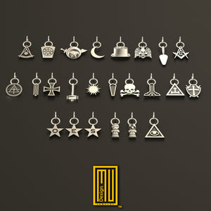 Charms For the King Style Chain Bracelet - 925k Sterling Silver - Handmade Unisex Jewelry - Aesthetic Gift