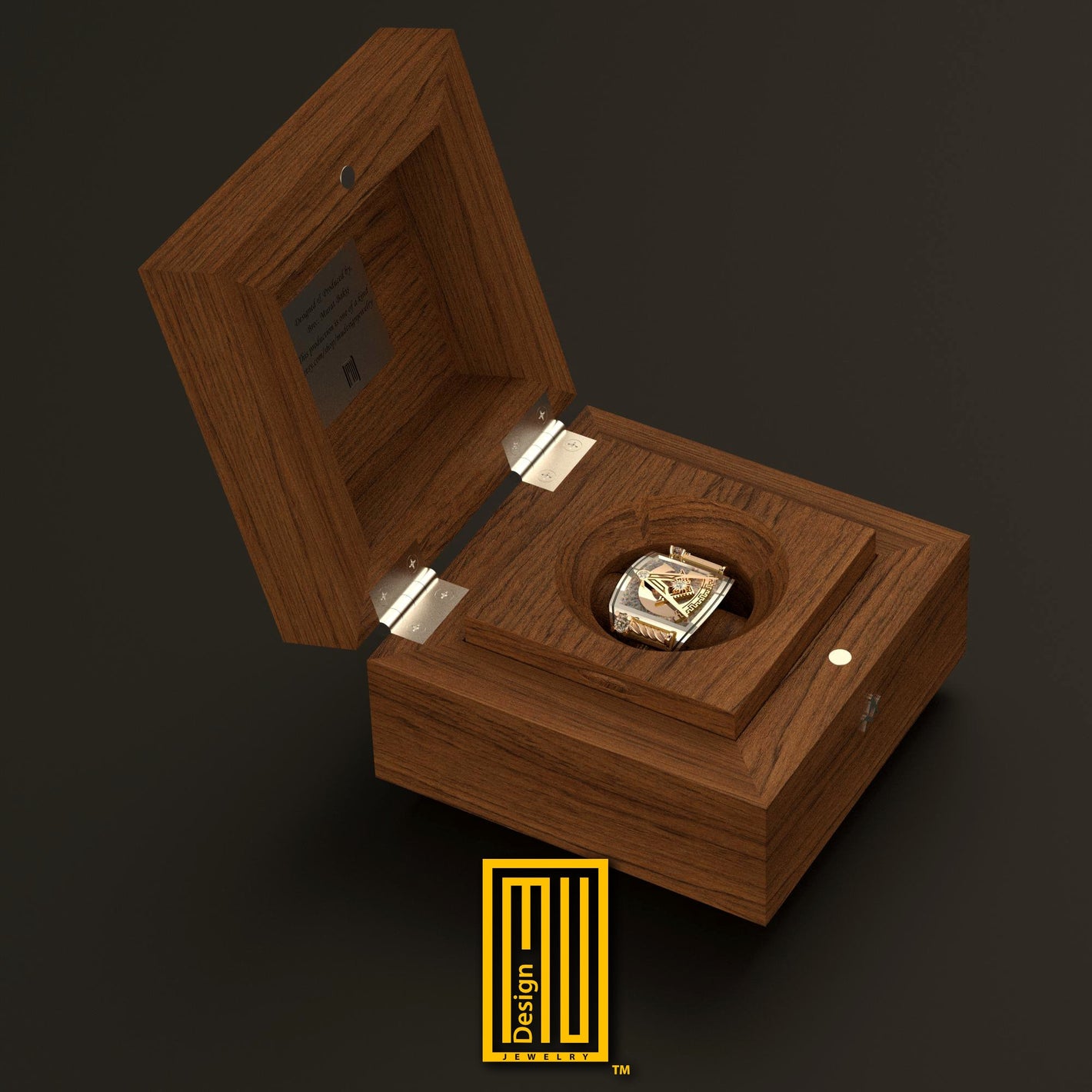 Wooden Gift Box for Ring