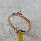 Triple Ring with Square and Compasses