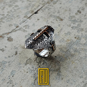 Helmet Ring for The Knights Templar
