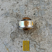 Masonic Top Hat Lapel Pin with G - 925k Sterling Silver, Handmade Men's Jewelry, Masonic Design and Mystic Gift