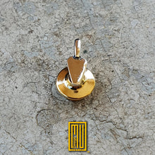 Masonic Trowel Lapel Pin 925k Sterling Silver - Handmade Design, Mystic and Aesthetic Gift