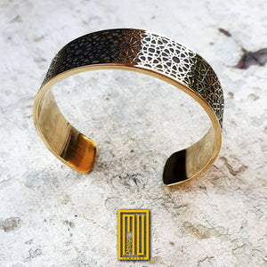 Bracelet with the Ancient Dodecagon Star - 925K Sterling Silver, Custom Design Bracelet, Unisex, Unique Gift