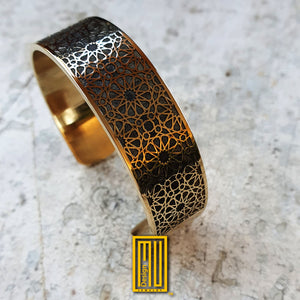 Bracelet with the Ancient Dodecagon Star - 925K Sterling Silver, Custom Design Bracelet, Unisex, Unique Gift