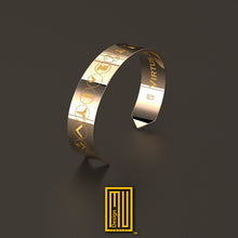 Masonic Bracelet with Lodge Officer Symbols - Personalized Bracelet, Handmade Men's Bracelet, Unique Gift