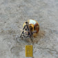 Master Degree Lapel Pin with Skull